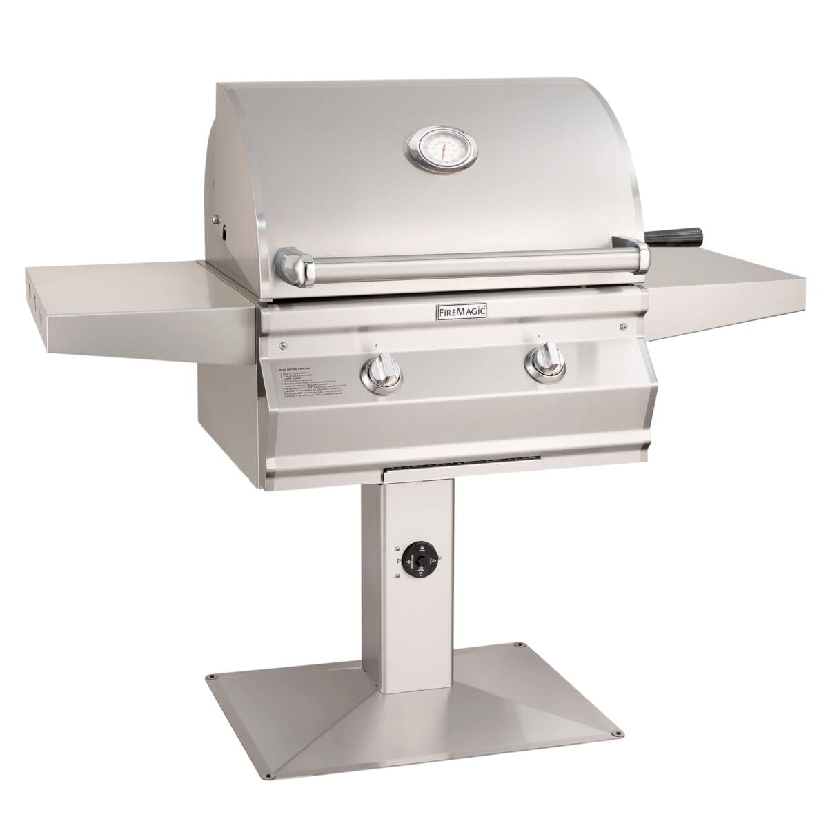 Stock Image - Fire Magic - Choice Multi-User Accessible CMA430s Patio Post Mount Grill Fire Magic - Builders Materials