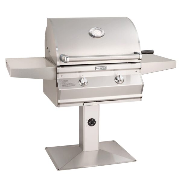 Stock Image - Fire Magic - Choice Multi-User Accessible CMA430s Patio Post Mount Grill Fire Magic - Builders Materials