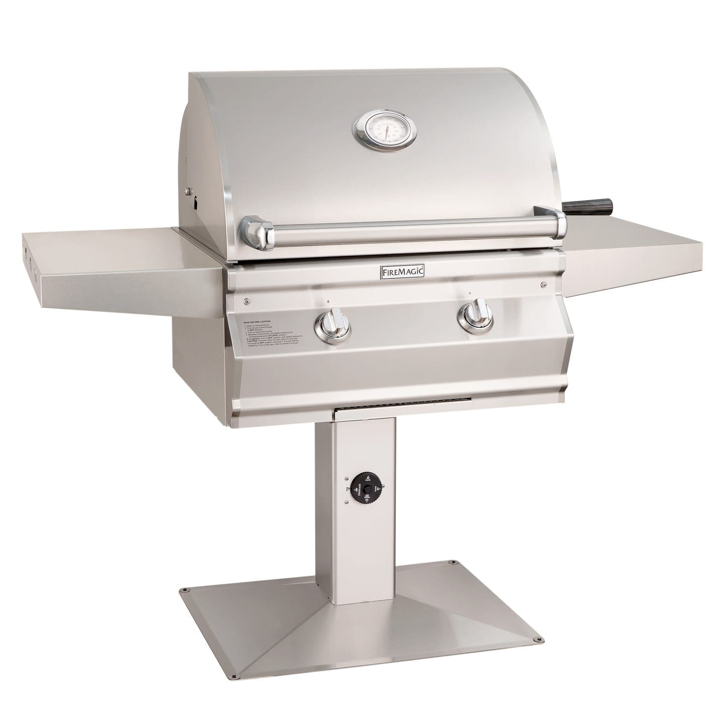 Stock Image - Fire Magic - Choice Multi-User Accessible CMA430s Patio Post Mount Grill Fire Magic - Builders Materials