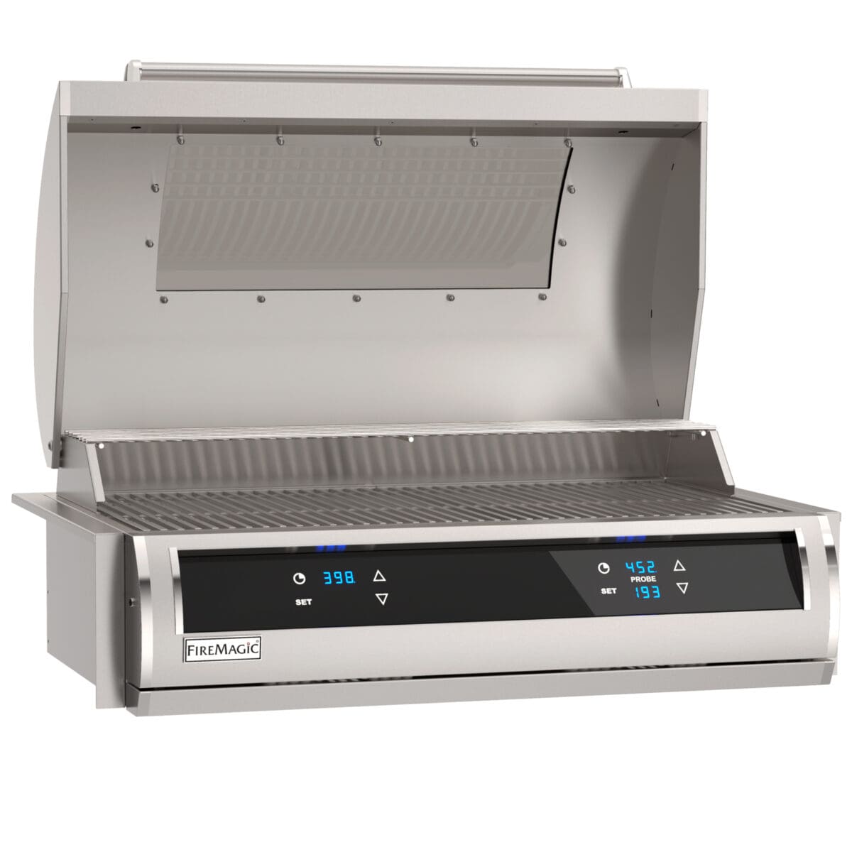 Stock Image - Fire Magic - 30 Inch Built In Electric Grill With Window and Dual Control And Window Fire Magic - Builders Materials