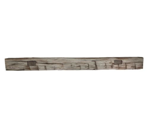 Stock Image - MagraHearth Mortise Barn Beam Mantel - Silver Accessories - Builders Materials