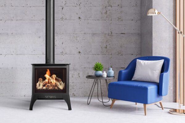Stock Image - Mendota - 360 FireIn Stove Mendota - Builders Materials