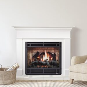 Stock Image - SimpliFire Inception Electric Fireplace SimpliFire Electric Fireplace - Builders Materials