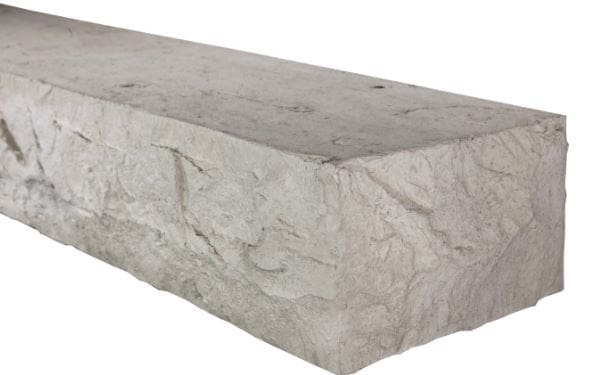 Stock Image - MagraHearth Chiseled Stone Mantel - Grey Accessories - Builders Materials