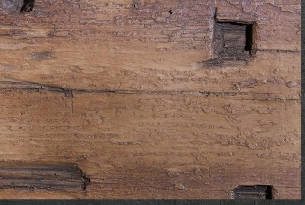 Stock Image - MagraHearth Rustic Barn Wood Mantel - Brown Accessories - Builders Materials