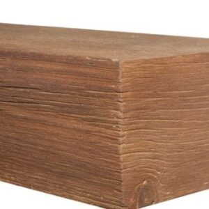 Stock Image - MagraHearth Natural Wood Mantel - Brown Accessories - Builders Materials