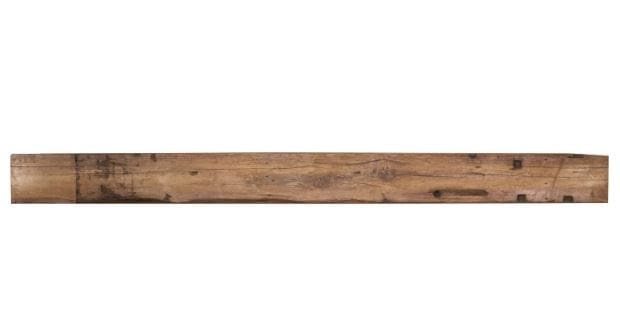 Stock Image - MagraHearth Rustic Barn Wood Mantel - Brown Accessories - Builders Materials