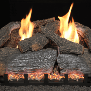 Stock Image - Hargrove Frontier Blaze Gas Log Sets - Builders Materials