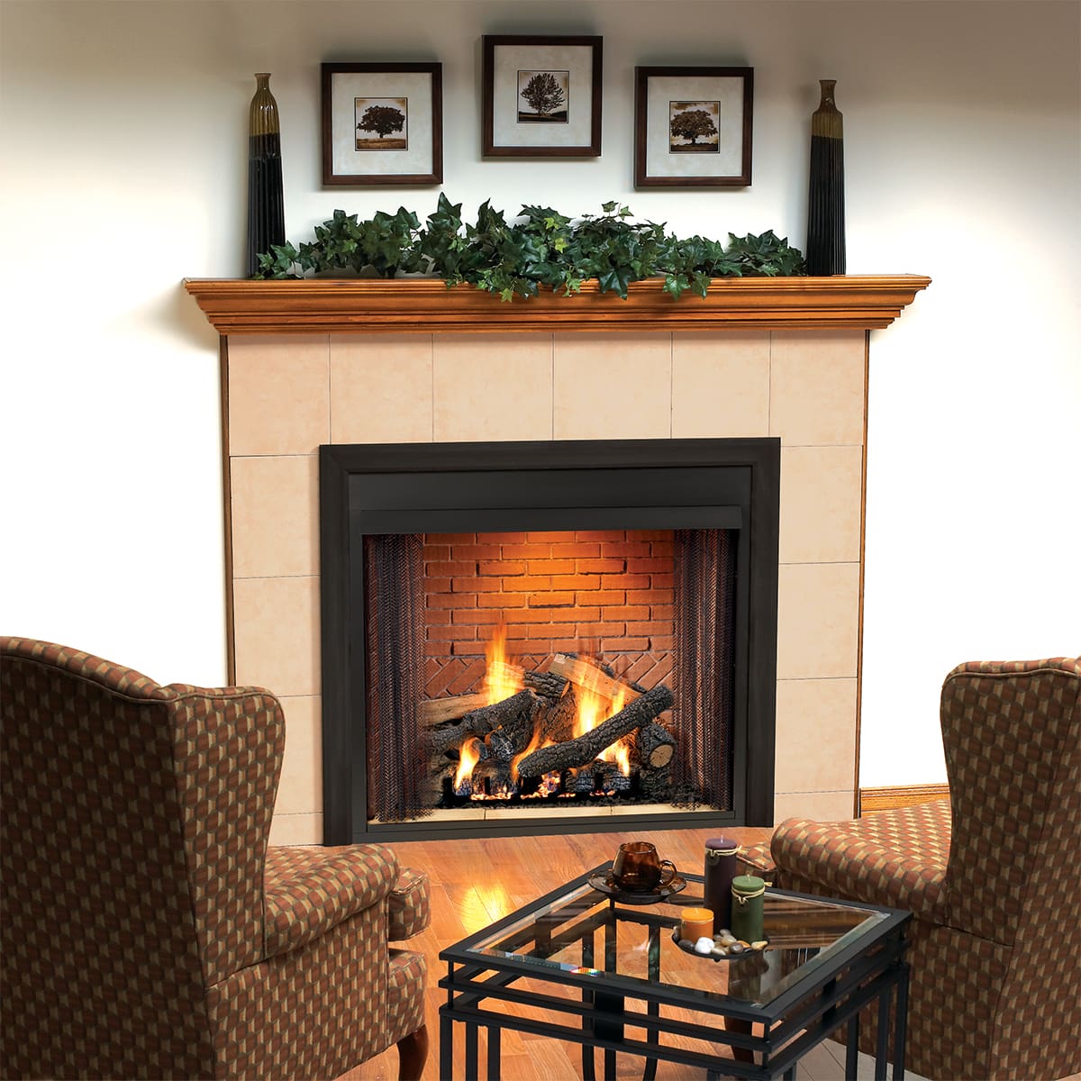 Stock Image - American Hearth - Jeferson Deluxe Firebox American Hearth - Builders Materials