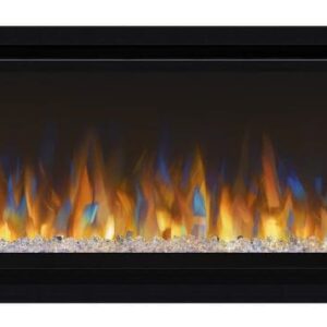 Stock Image - Napoleon - Alluravision™ 74 Deep Depth Electric Fireplace Napoleon Hearth Electric Wall Mount Fireplace - Builders Materials