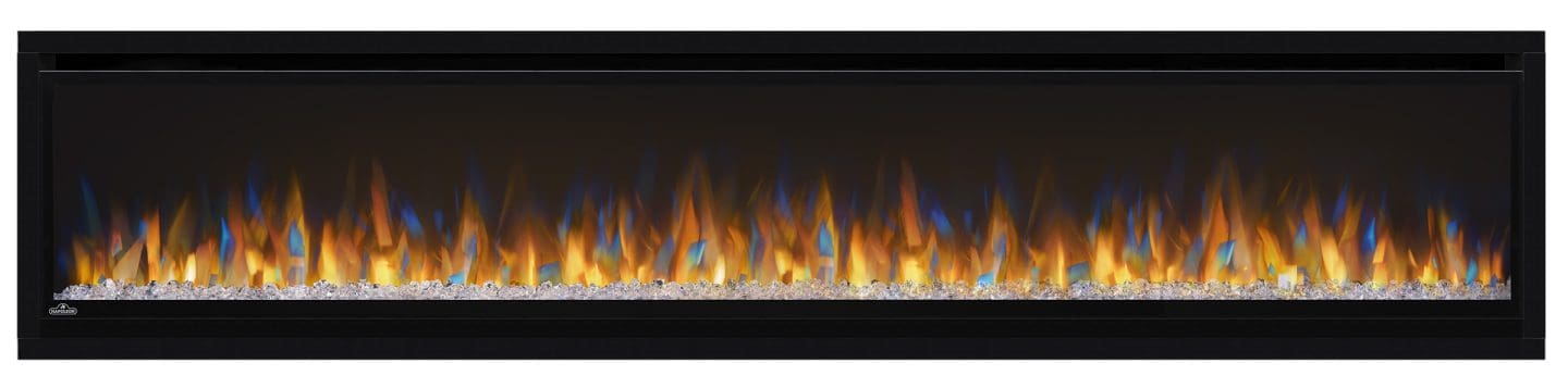 Stock Image - Napoleon - Alluravision™ 74 Deep Depth Electric Fireplace Napoleon Hearth Electric Wall Mount Fireplace - Builders Materials