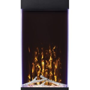 Stock Image - Napoleon - Allure™ Vertical 38 Electric Fireplace Napoleon Hearth Electric Wall Mount Fireplace - Builders Materials