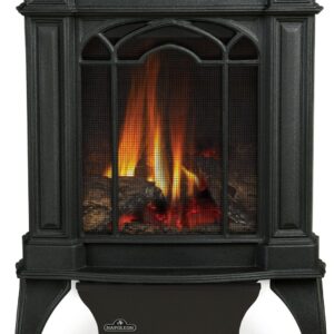 Stock Image - Napoleon - Arlington™ Direct Vent Stove, Natural Gas, Electronic Ignition - Black Napoleon Hearth Gas Freestanding Stove - Builders Materials