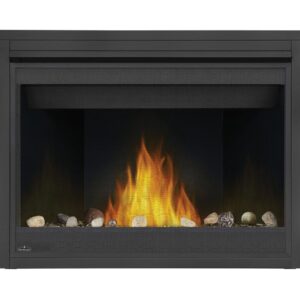 Stock Image - Napoleon - Ascent™ 42 Direct Vent Fireplace, Natural Gas, Electronic Ignition Napoleon Hearth Gas Fireplace - Builders Materials