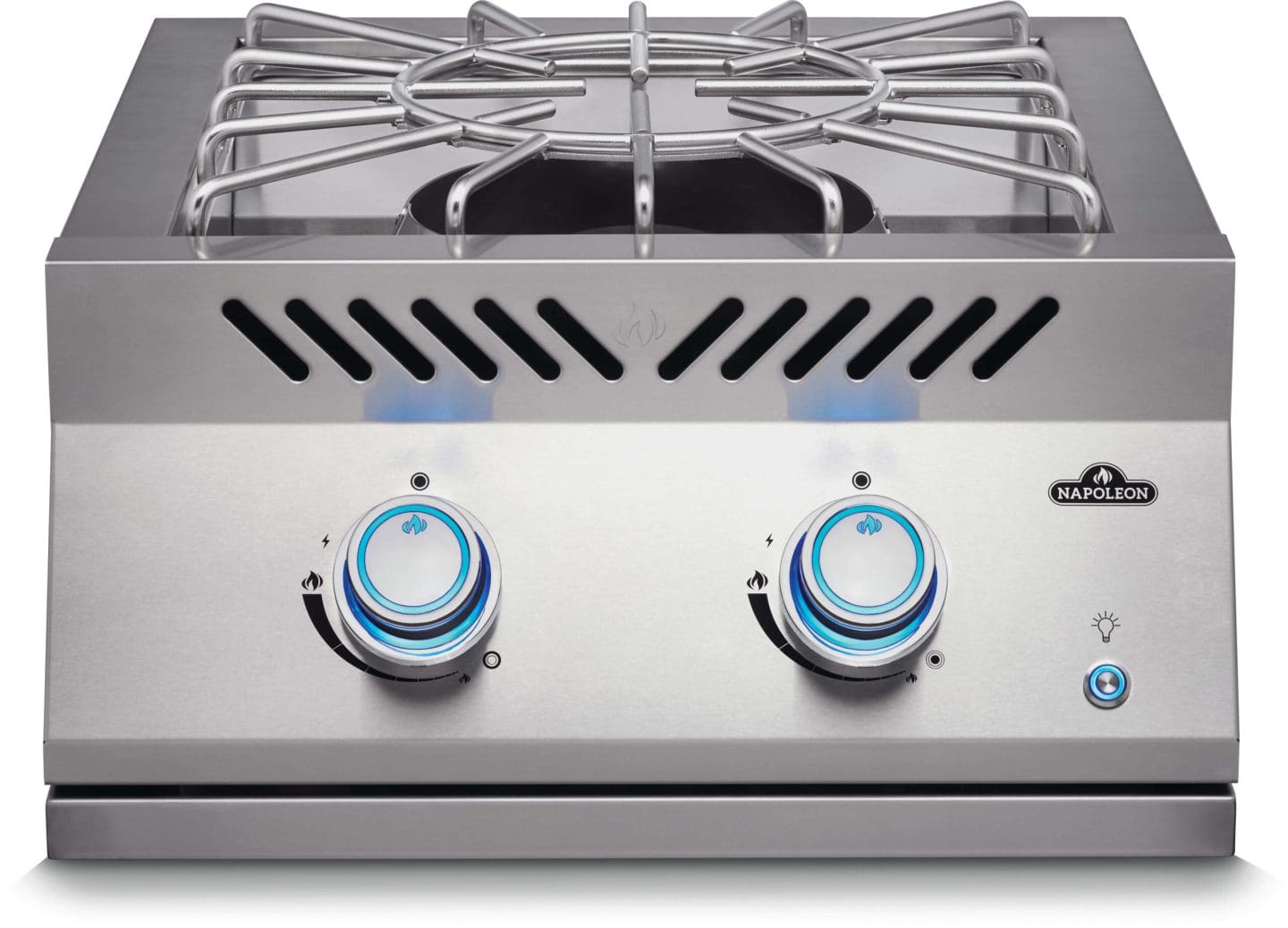 Stock Image - Napoleon - Built-In 700 Series 18" Power Burner Natural Gas, Stainless Steel Napoleon Grill Gas Built-In Grill - Builders Materials