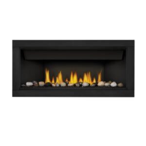 Stock Image - Napoleon - Ascent™ Linear 46 Direct Vent Fireplace, Natural Gas, Alternate Electronic Ignition Napoleon Hearth Gas Linear Fireplace - Builders Materials