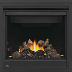 Stock Image - Napoleon - Ascent™ X 36 Direct Vent Fireplace, Natural Gas, Electronic Ignition Napoleon Hearth Gas Fireplace - Builders Materials