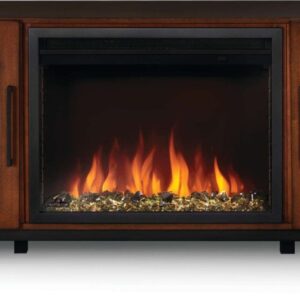 Stock Image - Napoleon - The Bella Electric Fireplace Media Console Napoleon Hearth Electric Console - Builders Materials