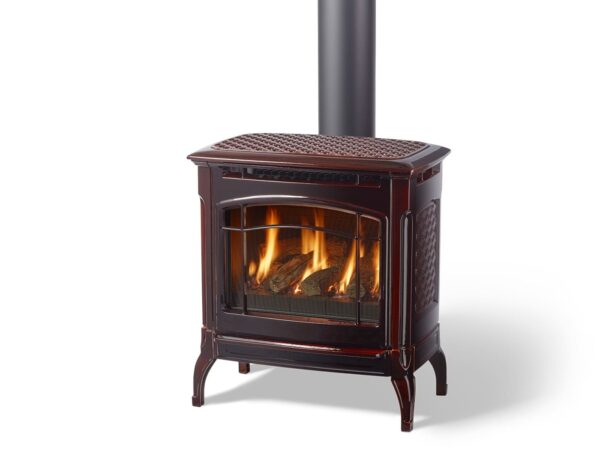 Stock Image - Hearthstone Champlain Gas Stoves - Builders Materials