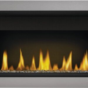 Stock Image - Napoleon - CBL46 Linear Direct Vent Fireplace, Natural Gas, Alternate Electronic Ignition Napoleon Hearth Gas Linear Fireplace - Builders Materials