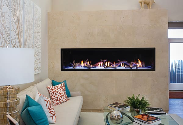 Stock Image - American Hearth - Boulevard Linear 72-inch American Hearth - Builders Materials