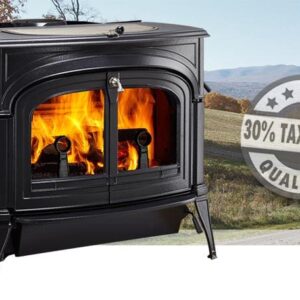 Stock Image - Vermont Castings Encore Wood Burning Stove Vermont Castings Wood Stove - Builders Materials