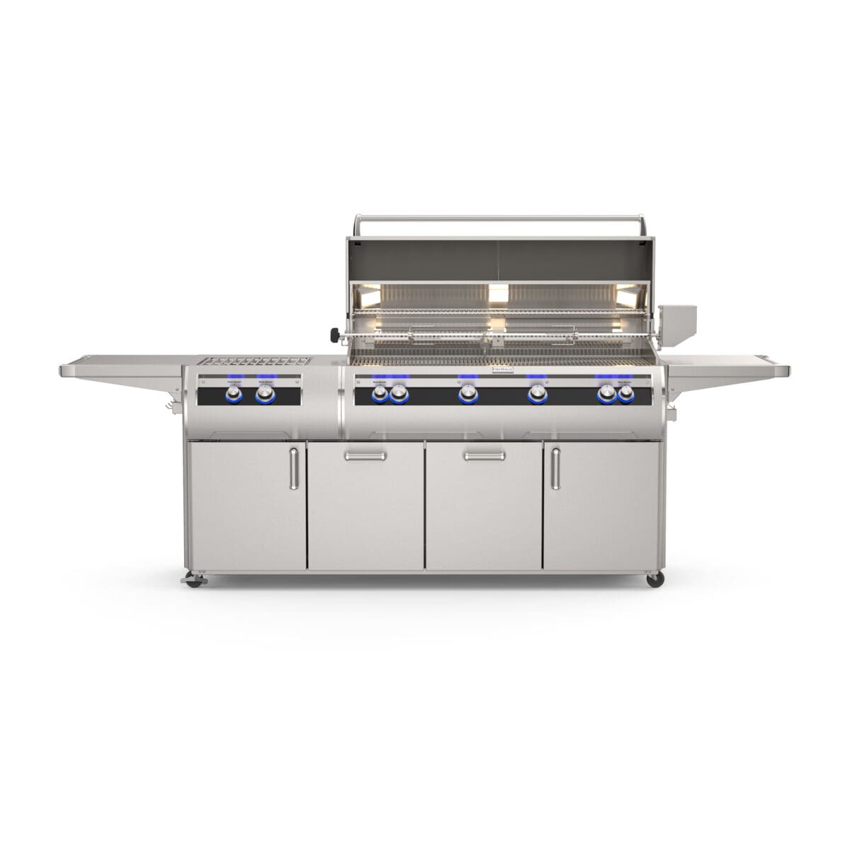 Stock Image - Fire Magic - Echelon E1060s Portable Grill Analog Thermometer and Power Burner Fire Magic - Builders Materials