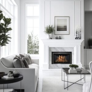 Stock Image - Mendota - FV33i FireIn Mendota - Builders Materials
