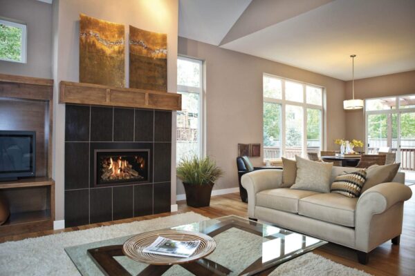 Stock Image - Mendota - FV33i FireIn Mendota - Builders Materials