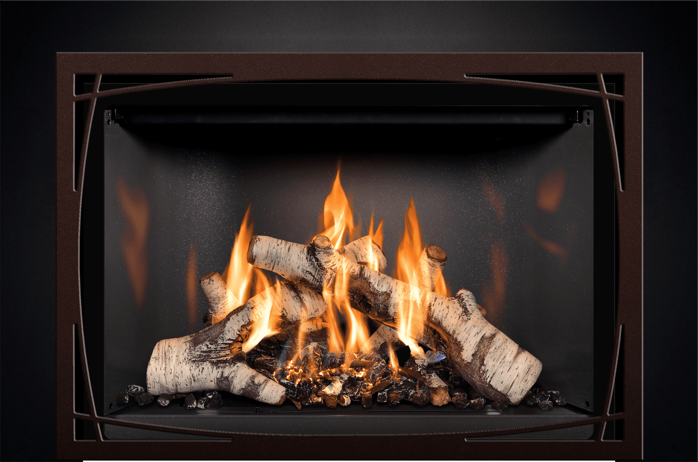 Stock Image - Mendota - FV44i FireIn Fireplace Insert Mendota - Builders Materials