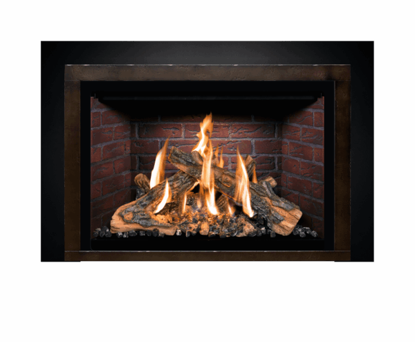 Stock Image - Mendota - FV44i FireIn Fireplace Insert Mendota - Builders Materials