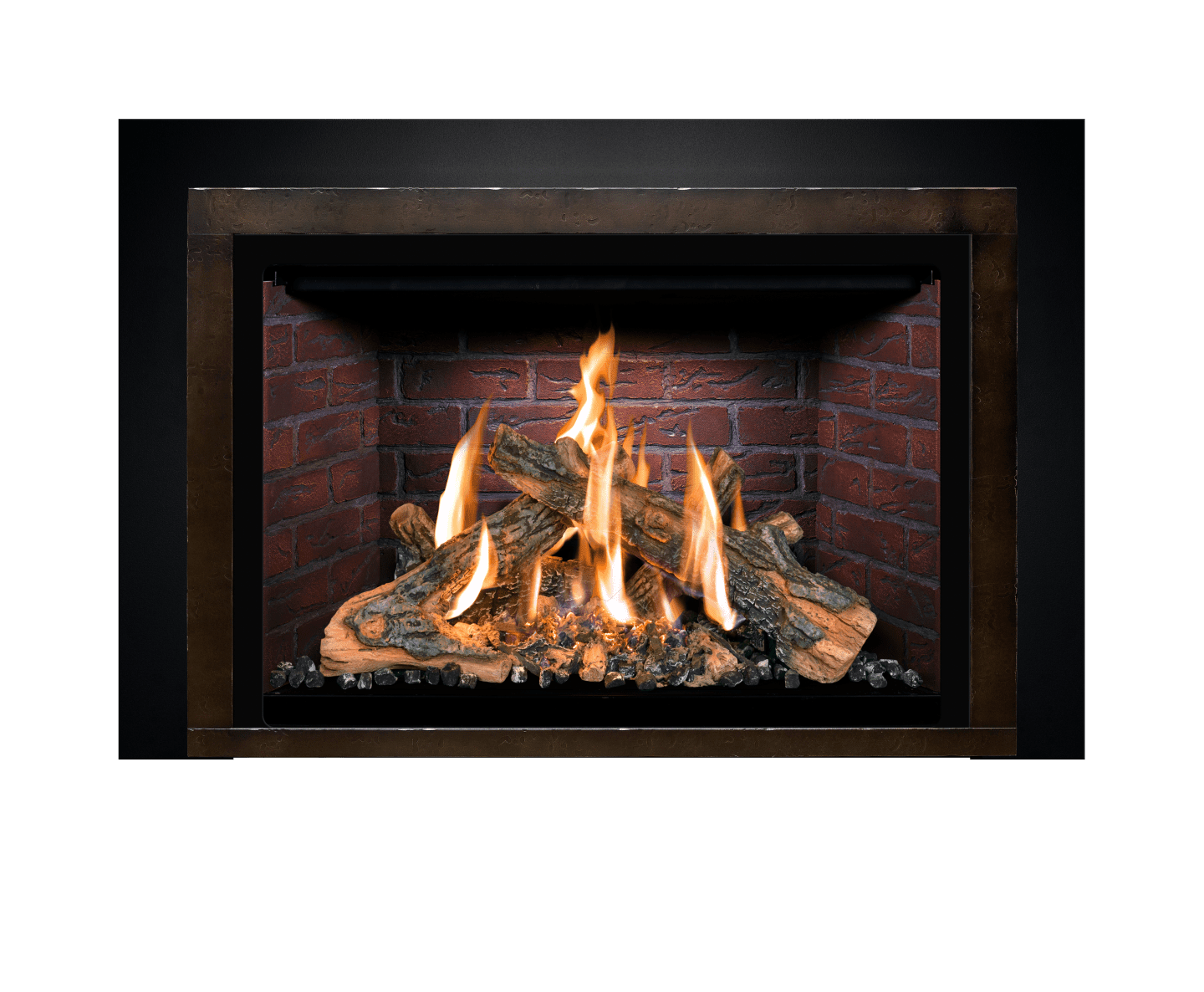 Stock Image - Mendota - FV44i FireIn Fireplace Insert Mendota - Builders Materials