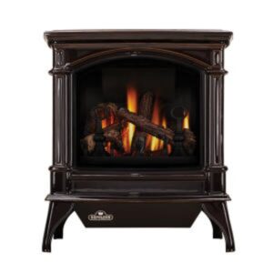 Stock Image - Napoleon - Knightsbridge™ Direct Vent Stove, Natural Gas, Electronic Ignition - Majolica Brown Napoleon Hearth Gas Freestanding Stove - Builders Materials
