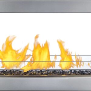 Stock Image - Napoleon - Galaxy™ 48 See Through Outdoor Fireplace, Natural Gas, Electronic Ignition Napoleon Hearth Gas See-Thru Fireplace & Outdoor Fire - Builders Materials