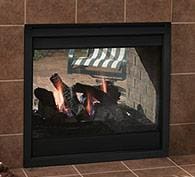 Stock Image - Outdoor Lifestyles Twilight Series Gas Fireplace Outdoor Lifestyles Gas Fireplace & Outdoor Fire - Builders Materials