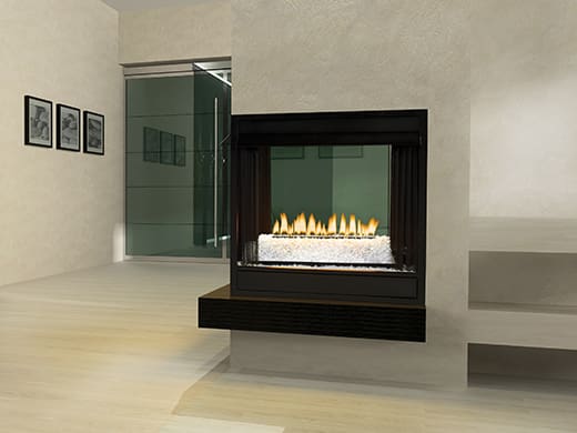 Stock Image - American Hearth - Vent-Free Multi-Sided Loft Series Burner (VFRU, VFIU) American Hearth - Builders Materials