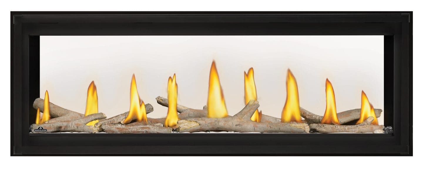 Stock Image - Napoleon - Luxuria™ 50 See Through Direct Vent Fireplace, Natural Gas, Electronic Ignition Napoleon Hearth Gas See-Thru Fireplace - Builders Materials