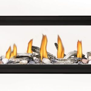 Stock Image - Napoleon - Luxuria™ 62 See Through Direct Vent Fireplace, Natural Gas, Electronic Ignition Napoleon Hearth Gas See-Thru Fireplace - Builders Materials