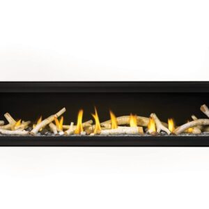 Stock Image - Napoleon - Luxuria™ 74 Direct Vent Fireplace, Natural Gas, Electronic Ignition Napoleon Hearth Gas Fireplace - Builders Materials