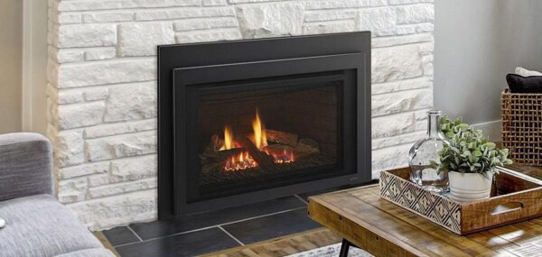 Stock Image - Majestic Jasper Series Direct Vent Gas Fireplace Insert Majestic Gas Insert - Builders Materials