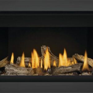 Stock Image - Napoleon - Ascent™ Linear 42 Direct Vent Fireplace, Natural Gas, Electronic Ignition Napoleon Hearth Gas Linear Fireplace - Builders Materials