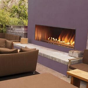 Stock Image - American Hearth - Outdoor Linear Fireplaces American Hearth - Builders Materials