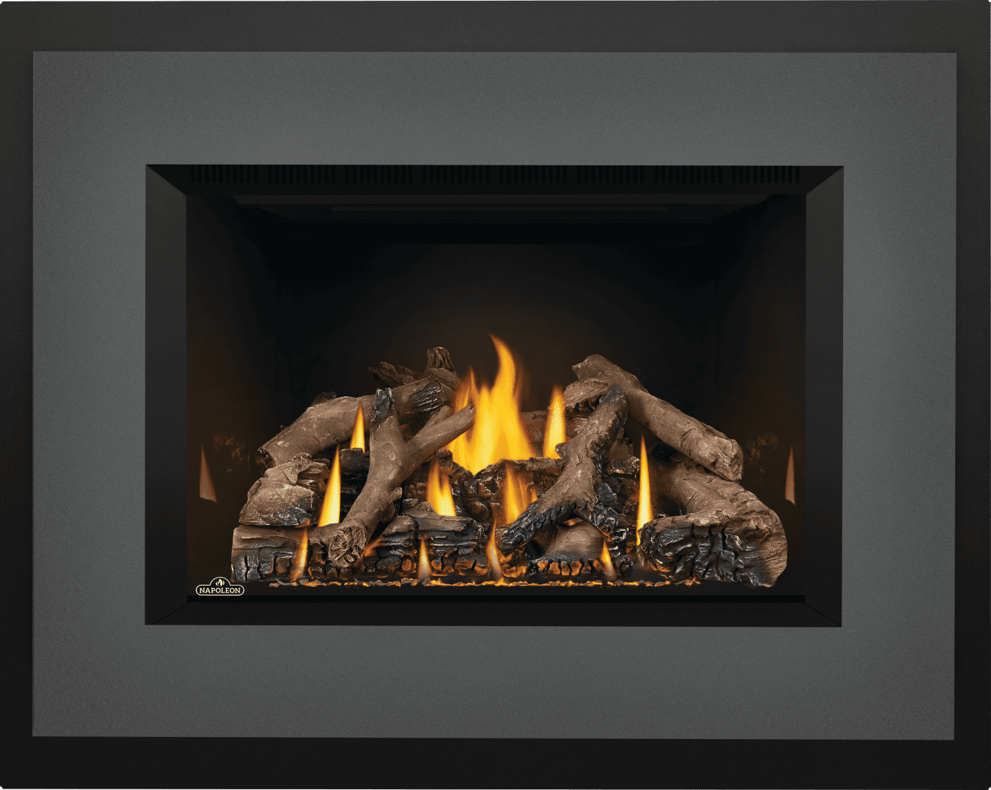 Stock Image - Napoleon - Oakville™ X4 Gas Fireplace Insert, Natural Gas, Electronic Ignition Napoleon Hearth Gas Insert - Builders Materials