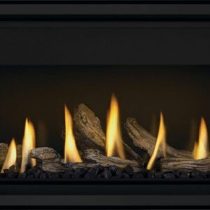 Stock Image - Napoleon - Ascent™ Linear Premium 56 Direct Vent Fireplace, Natural Gas, Electronic Ignition Napoleon Hearth Gas Linear Fireplace - Builders Materials