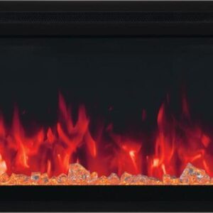 Stock Image - Napoleon - Entice™ 60 Wall-Hanging Electric Fireplace Napoleon Hearth Electric Wall Mount Fireplace - Builders Materials
