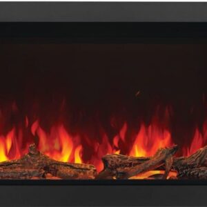 Stock Image - Napoleon - Astound 74 Built-In Electric Fireplace Napoleon Hearth Electric Insert - Builders Materials