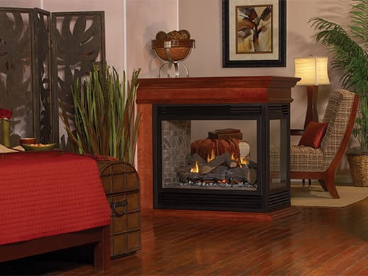 Stock Image - American Hearth - Madison Multi-Sided American Hearth - Builders Materials