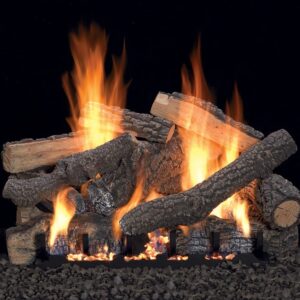 Stock Image - American Hearth - Vent-Free Slope Glaze Burners and Matching Log Sets American Hearth - Builders Materials