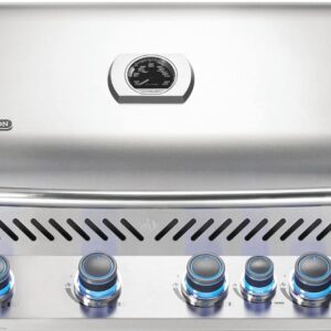 Stock Image - Napoleon - Built-in Prestige® 500 Natural Gas Grill Head with Infrared Rear Burner, Stainless Steel Napoleon Grill Gas Infrared Built-In Grill - Builders Materials