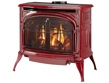 Stock Image - Vermont Castings Radiance Direct Vent Gas Stove Vermont Castings Gas Stove - Builders Materials